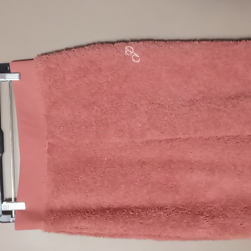 PINK 2 Piece Mauve Fuzzy Polyester Sleepwear Outfit w Pockets M - Picture 11 of 13